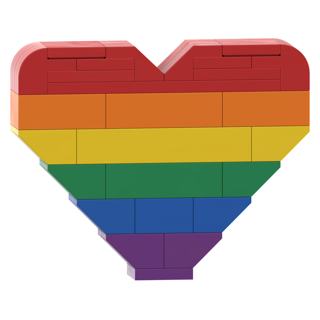 LGBTQ+ Pride Heart